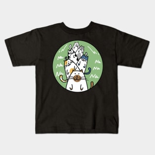 Cats singing Kids T-Shirt